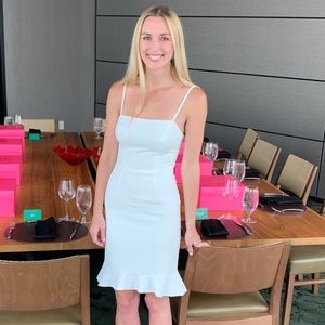 French Connection- white cocktail dress